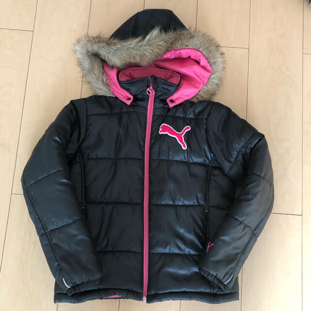 PUMA(プーマ)のプーマ　中綿ジャケット　ピンク キッズ/ベビー/マタニティのキッズ服女の子用(90cm~)(ジャケット/上着)の商品写真