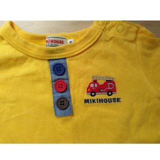 mikihouse - MIKIHOUSE 消防車長袖Tシャツ 3点セットの通販 by ...