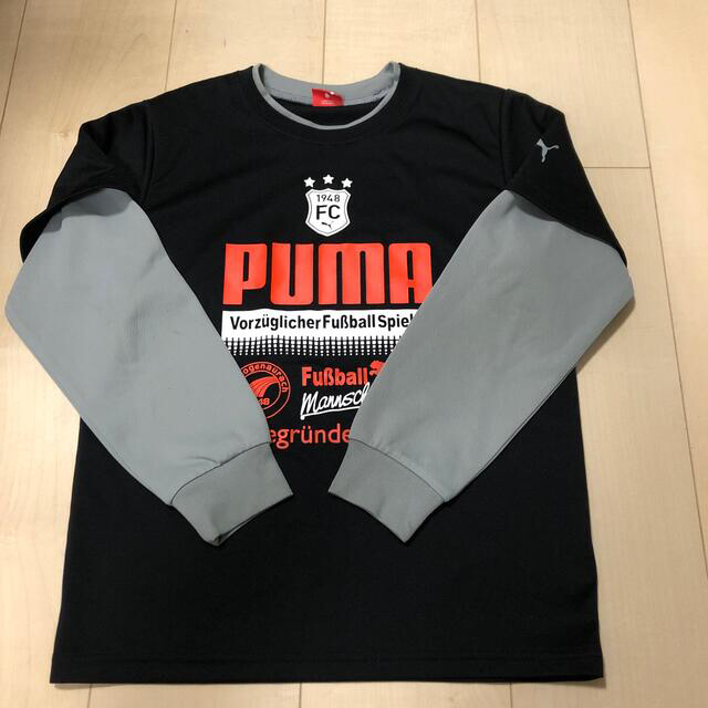 PUMA(プーマ)のPUMA ロンT 140 2枚セット キッズ/ベビー/マタニティのキッズ服男の子用(90cm~)(Tシャツ/カットソー)の商品写真