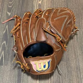 ウィルソンスタッフ(Wilson Staff)の美品 Wilson Staff 硬式 グラブ 投手用 右投げ サイズ9(グローブ)