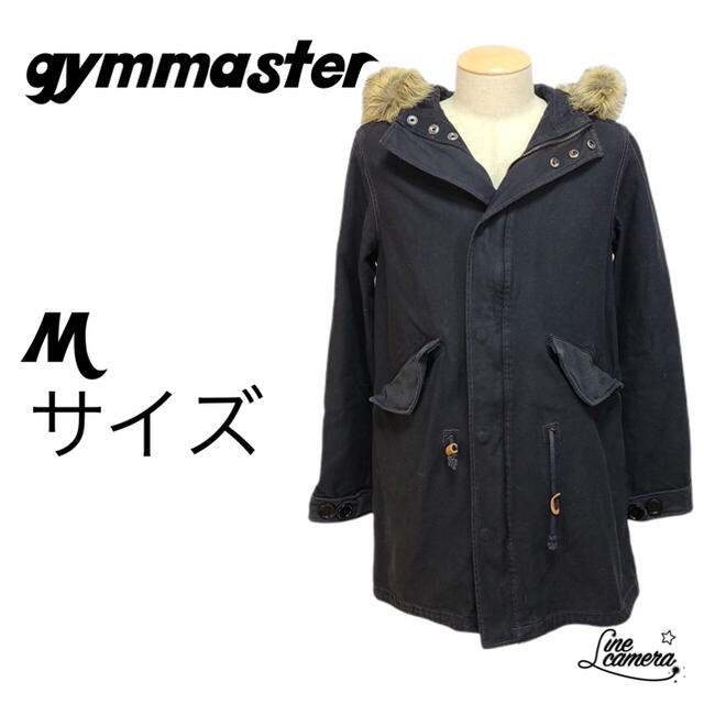 GYM MASTER(ジムマスター)のgymmaster ジムマスター モッズコート コート ブラック Mサイズ メンズのジャケット/アウター(モッズコート)の商品写真