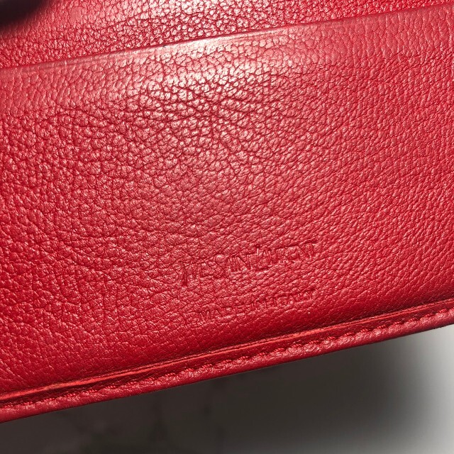 Saint Laurent(サンローラン)の【激安】イヴサンローラン YvesSaintLaurent 二つ折り財布 レッド レディースのファッション小物(財布)の商品写真