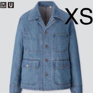 ユニクロ(UNIQLO)の新品☆ユニクロU☆デニムワークジャケット カバーオール  xs(Gジャン/デニムジャケット)