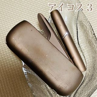 アイコス(IQOS)の☆動作確認済☆ iqos3 アイコス3ホルダーチャージャーセット　本体　ゴールド(タバコグッズ)