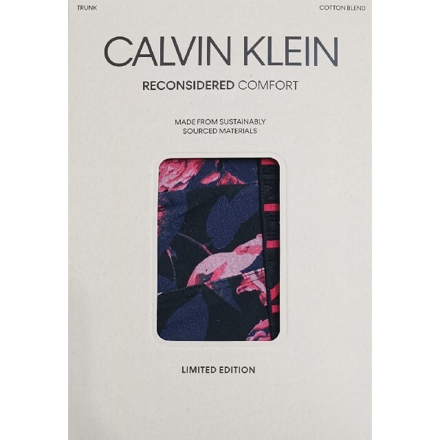 Calvin Klein(カルバンクライン)のカルバンクライン　新品　メンズ　ボクサーパンツ(フラワー/ブラックM) メンズのアンダーウェア(ボクサーパンツ)の商品写真