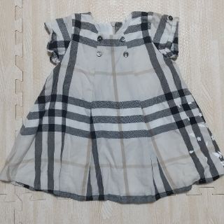 バーバリー(BURBERRY)のBURBERRY バーバリー 半袖ワンピース 80サイズ(ワンピース)