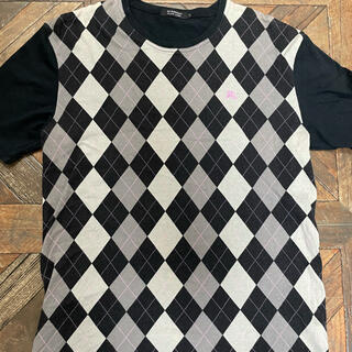 バーバリーブラックレーベル(BURBERRY BLACK LABEL)のクルーネックTシャツ　size3 （バーバリーブラックレーベル）(Tシャツ/カットソー(半袖/袖なし))