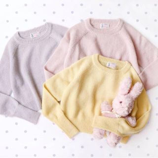 ケイティー(Katie)のKatie FLUFFY crew neck pink(ニット/セーター)