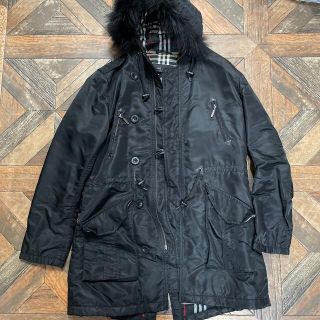 バーバリーブラックレーベル(BURBERRY BLACK LABEL)のモッズコート　Lサイズ （バーバリーブラックレーベル）(モッズコート)