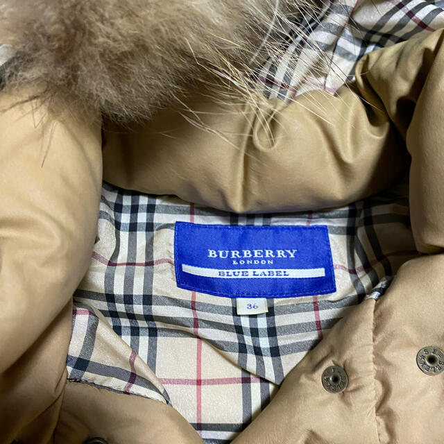 BURBERRY BLUE LABEL(バーバリーブルーレーベル)のバーバリーダウン レディースのジャケット/アウター(ダウンコート)の商品写真