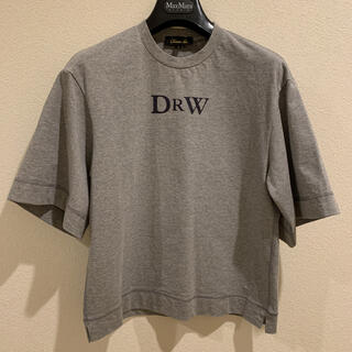 ドゥロワー(Drawer)のDrawer ドゥロワー　Tシャツ　グレー　１(Tシャツ(半袖/袖なし))