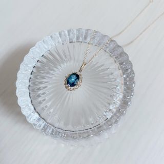 ジュエリーツツミ(JEWELRY TSUTSUMI)のジュエリーツツミ　K10イエローゴールドロンドンブルートパーズネックレス(ネックレス)