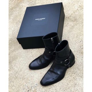 今週だけ格段値下げ！saint laurent リングブーツ　noisette