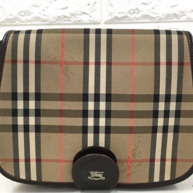 BURBERRY(バーバリー)の極 美品 バーバリーズ ショルダー バッグ シャドーホース ノバチェック  レディースのバッグ(ショルダーバッグ)の商品写真