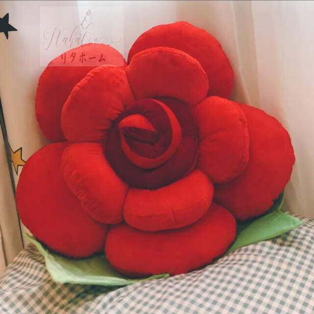 薔薇 バラ 抱き枕　インテリア雑貨　ぬいぐるみ　ソファークッション | フリマアプリ ラクマ