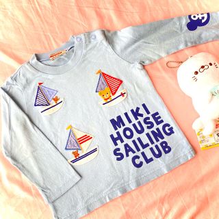 ミキハウス(mikihouse)のミキハウス　Tシャツ  80  長袖　トップス　カットソー　(Ｔシャツ)