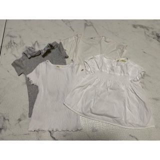 シップスキッズ(SHIPS KIDS)の専用です！シップス&フィス　半袖トップス4点セット　90㎝(Tシャツ/カットソー)