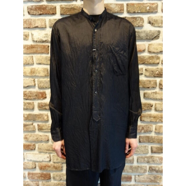 【19ss】comoli シルクバンドカラーシャツ  サイズ 1 コモリトップス