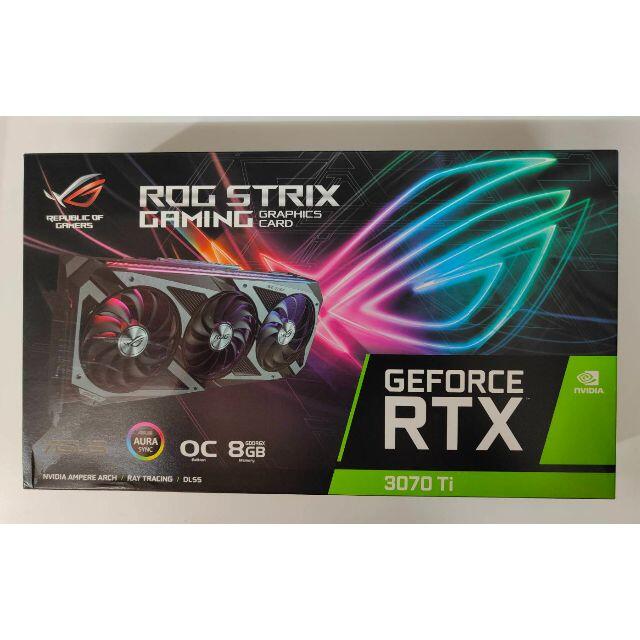 未使用　ASUS ROG-STRIX-RTX3070TI-O8G-GAMING スマホ/家電/カメラのPC/タブレット(PCパーツ)の商品写真