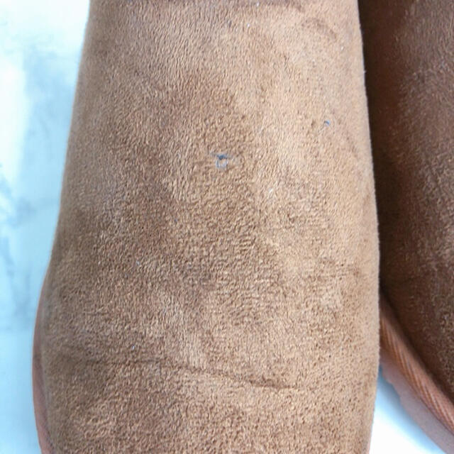 ブラウン　ボア　暖か　ブーツ レディースの靴/シューズ(ブーツ)の商品写真