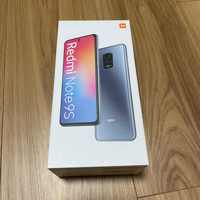 スマートフォン/携帯電話美品！Redmi note 9s ホワイト SIMフリー 64GB