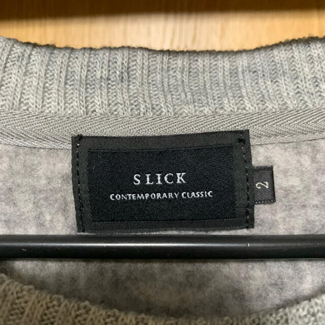 SLICK(スリック)のSLICK  クルーネックニット 長袖 メンズのトップス(ニット/セーター)の商品写真