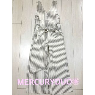 マーキュリーデュオ(MERCURYDUO)の《美品❁MERCURYDUO》オールインワン サロペット(サロペット/オーバーオール)