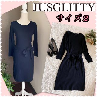 ジャスグリッティー(JUSGLITTY)の専用♡ジャスグリッティ　ニットワンピース♡(ひざ丈ワンピース)