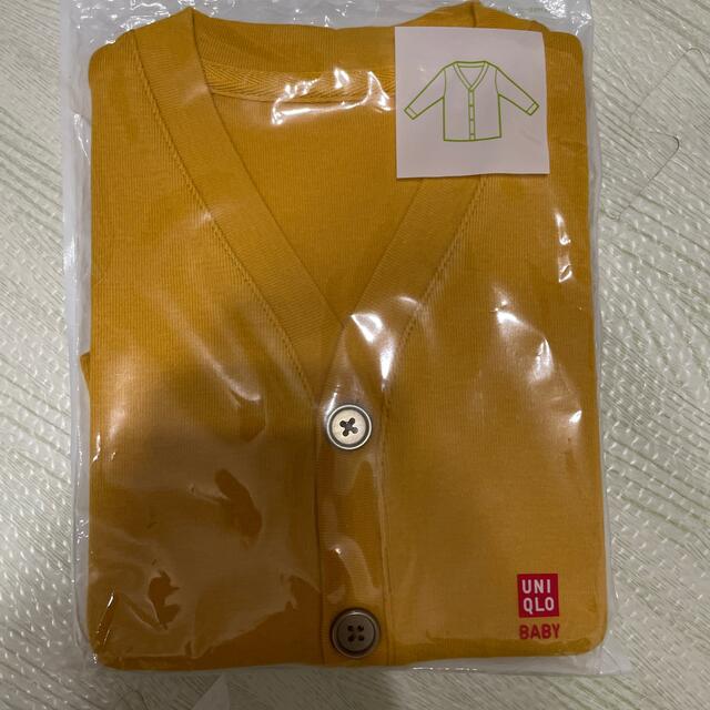 UNIQLO(ユニクロ)のユニクロ　コットンカーディガン　90cm キッズ/ベビー/マタニティのキッズ服男の子用(90cm~)(カーディガン)の商品写真