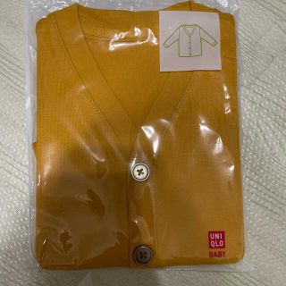 ユニクロ(UNIQLO)のユニクロ　コットンカーディガン　90cm(カーディガン)