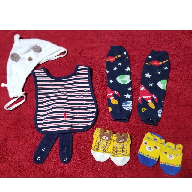 babyGAP(ベビーギャップ)の秋冬物　ロンパース　まとめ売り　男の子　80 キッズ/ベビー/マタニティのベビー服(~85cm)(ロンパース)の商品写真