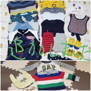 ベビーギャップ(babyGAP)の秋冬物　ロンパース　まとめ売り　男の子　80(ロンパース)