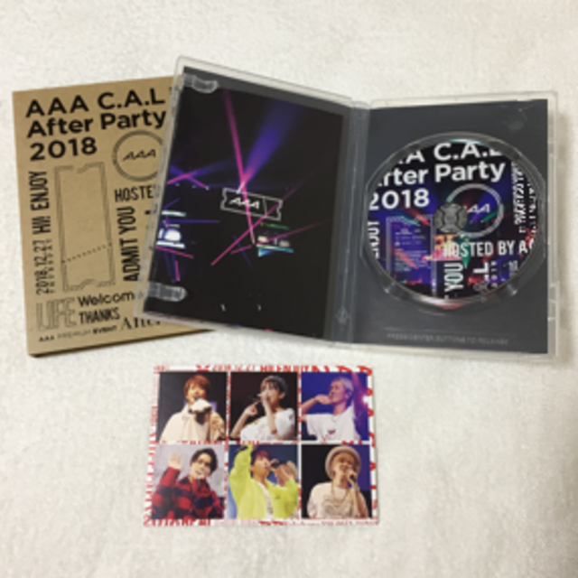 AAA(トリプルエー)のAAA C.A.L After Party  Blu-ray エンタメ/ホビーのタレントグッズ(ミュージシャン)の商品写真