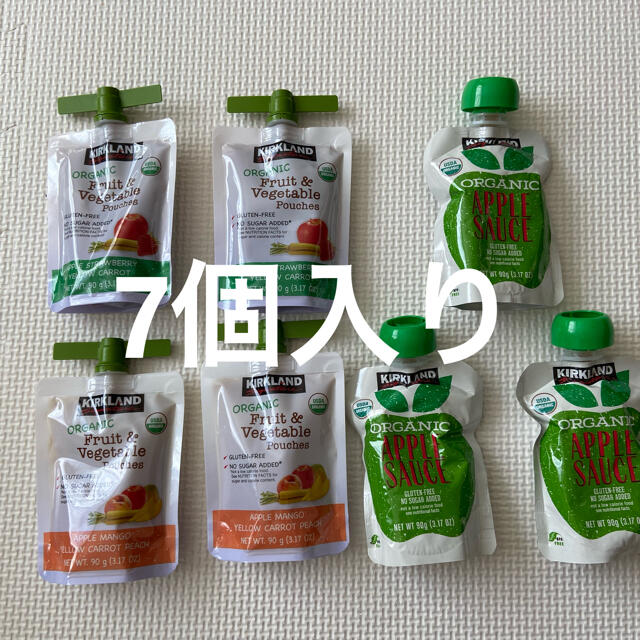 コストコ(コストコ)のコストコ アップルソース ベジタブルソース 7個 食品/飲料/酒の加工食品(レトルト食品)の商品写真