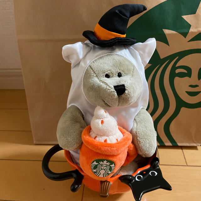 完売品☆ハロウィンベアリスタ&黒猫ボウル スターバックスStarbucks