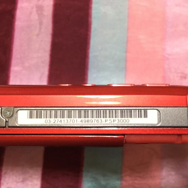 SONY PSP 3000 レッド メモステ64GB新品付属 6