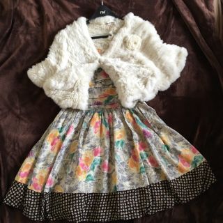 ジルスチュアート(JILLSTUART)の最終値下5万円ジルスチュアート2シルクワンピース ビームス、セレクトショップ好き(ひざ丈ワンピース)