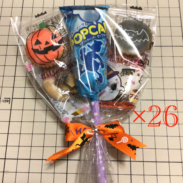 ハロウィン　ミニお菓子ブーケ♡26個　プチギフト　お配り用　プレゼント　ばら撒き