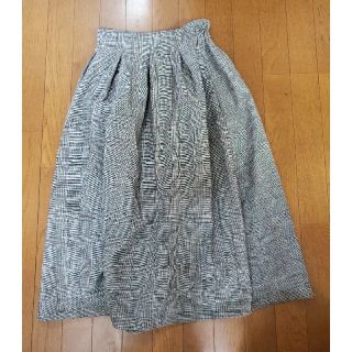 ダブルクローゼット(w closet)のグレンチェックロングスカート(ロングスカート)