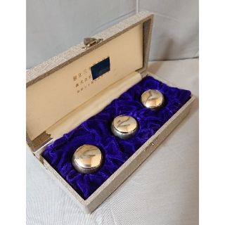 銀製/ピルケース3個/ピーズケース/小物入れ/合わせ箱/純銀/銀製品/銀器(小物入れ)