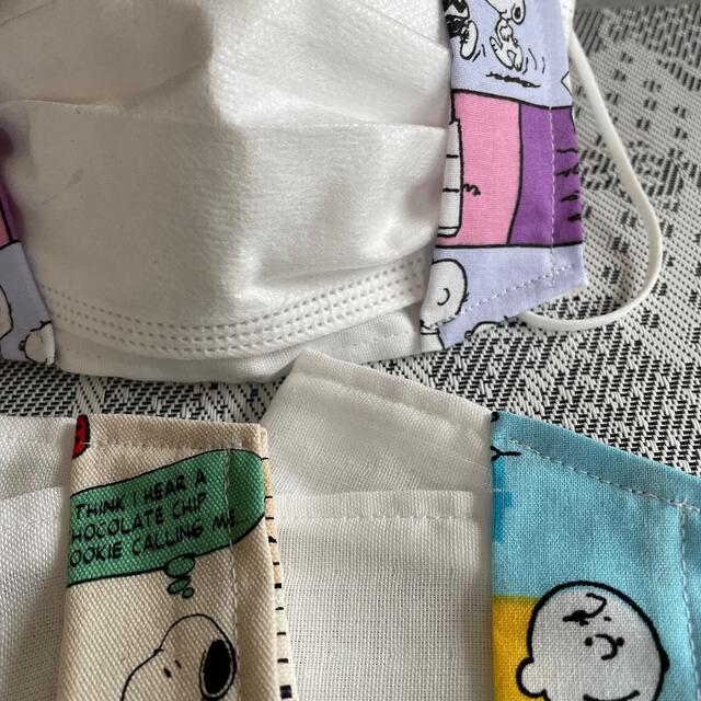 SNOOPY(スヌーピー)の REI REI様専用♡不織布マスクカバー ハンドメイドのファッション小物(その他)の商品写真