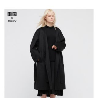 ユニクロ(UNIQLO)のUNIQLO セオリー　ウールブレンドコート(ガウンコート)