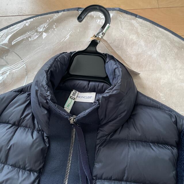 MONCLER(モンクレール)のMONCLER モンクレール  ダウンニットハイネックカーディガン　S ネイビー レディースのジャケット/アウター(ダウンジャケット)の商品写真