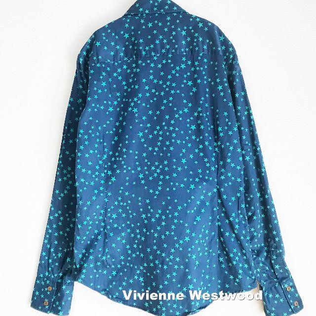 Vivienne Westwood(ヴィヴィアンウエストウッド)の【Vivienne Westwood】胸刺繍ORBロゴ アシンメトリー シャツ レディースのトップス(シャツ/ブラウス(長袖/七分))の商品写真