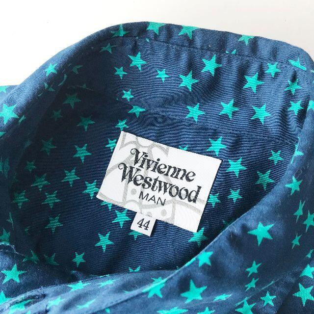 Vivienne Westwood(ヴィヴィアンウエストウッド)の【Vivienne Westwood】胸刺繍ORBロゴ アシンメトリー シャツ レディースのトップス(シャツ/ブラウス(長袖/七分))の商品写真