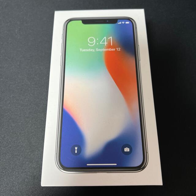 Apple iPhone X 256GB シルバー MQC22J/A