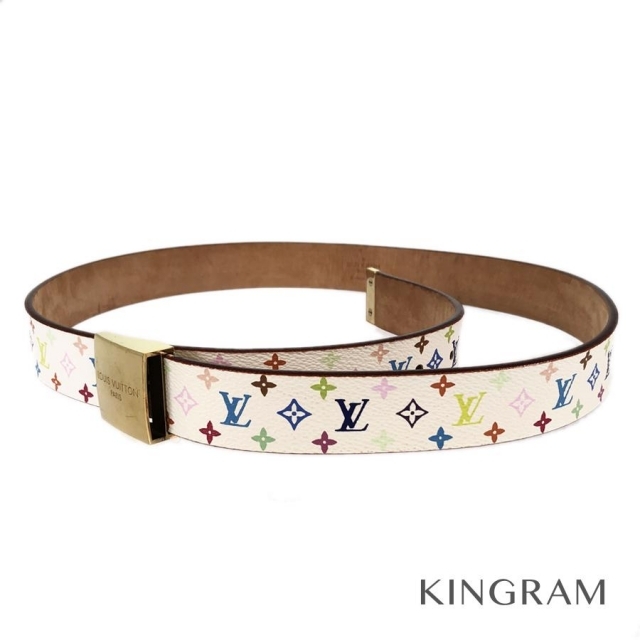 LOUIS VUITTON ルイヴィトン マルチカラー サンチュール キャレ