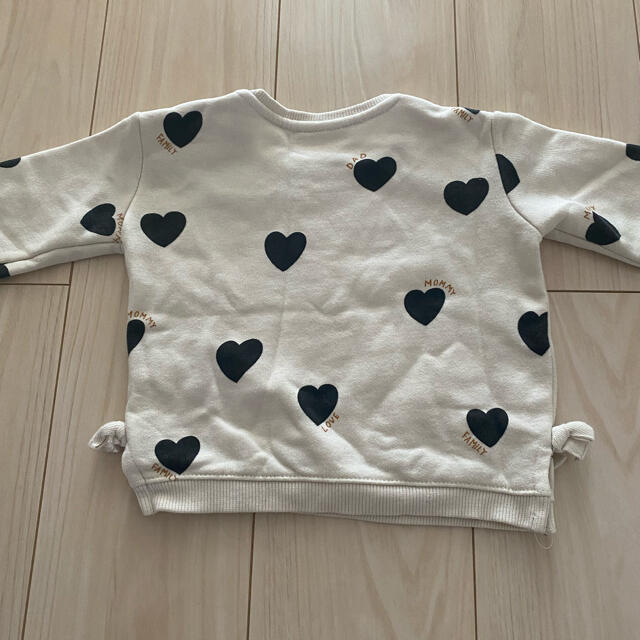 ZARA KIDS(ザラキッズ)のZARA baby   ハート柄　トレーナー キッズ/ベビー/マタニティのベビー服(~85cm)(トレーナー)の商品写真