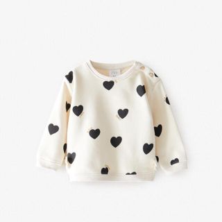 ザラキッズ(ZARA KIDS)のZARA baby   ハート柄　トレーナー(トレーナー)