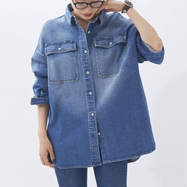 【Healthy denim/ヘルシーデニム】SP DENIM BIG シャツ